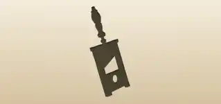 Guillotine silhouette