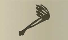 Skeleton Arm silhouette #3
