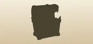 Monster Chest silhouette