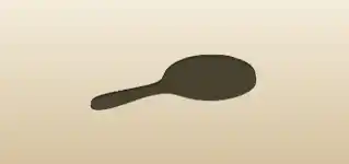 Hand Mirror silhouette