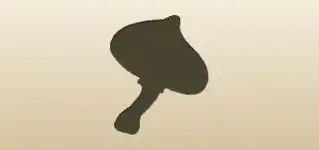 Fly Agaric Mushroom silhouette