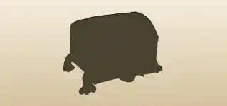 Monster Chest silhouette