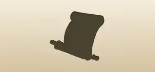 Scroll silhouette