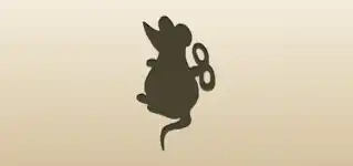 Wind-up Mouse silhouette