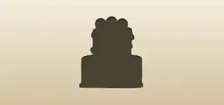 Cake silhouette