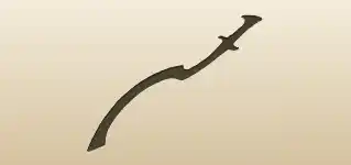 Khopesh Sword silhouette