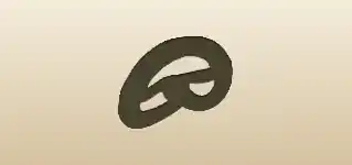 Pretzel silhouette