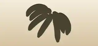 Bananas silhouette