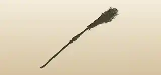 Broom silhouette