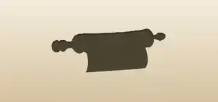 Scroll silhouette
