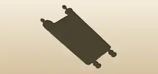 Scroll silhouette