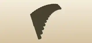 Pan Flute silhouette