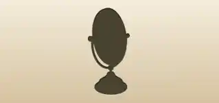 Hand Mirror silhouette