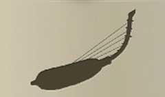 Arched Harp silhouette