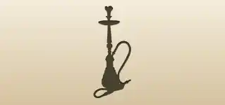 Hookah silhouette