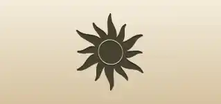 Sun silhouette