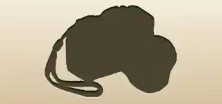 カメラのシルエット