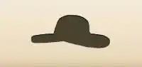 Straw Hat silhouette