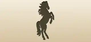 ウマのシルエット