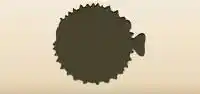 Fugu silhouette