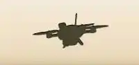 Quadcopter silhouette