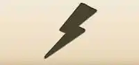 Lightning Symbol silhouette