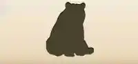 クマのシルエット