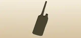 トランシーバーのシルエット