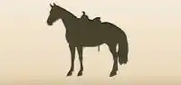 Horse silhouette