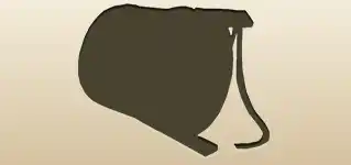 木桶のシルエット