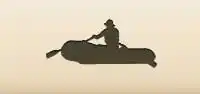 Inflatable Boat silhouette