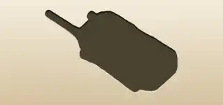 トランシーバーのシルエット