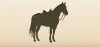 Horse silhouette