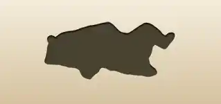 クマのシルエット