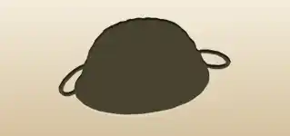 バスケットのシルエット