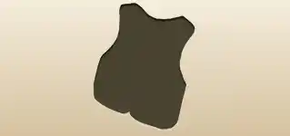 救命胴衣のシルエット