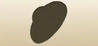 麦わら帽のシルエット