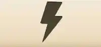 Lightning Symbol silhouette