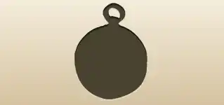 方位磁石のシルエット