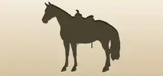 ウマのシルエット