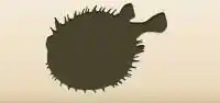 Fugu silhouette