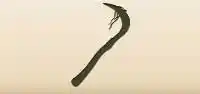 Sickle silhouette