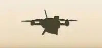 Quadcopter silhouette