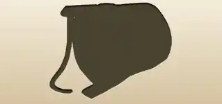 木桶のシルエット