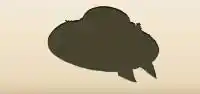 Straw Hat silhouette
