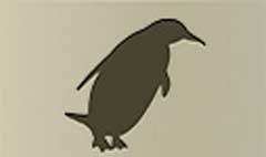 Penguin silhouette #3