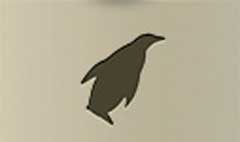 Penguin silhouette #6
