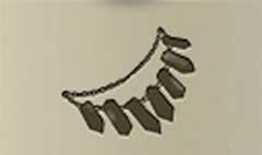 Necklace silhouette #6