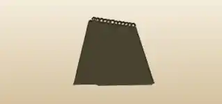 カレンダーのシルエット