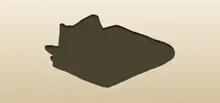 セーターのシルエット